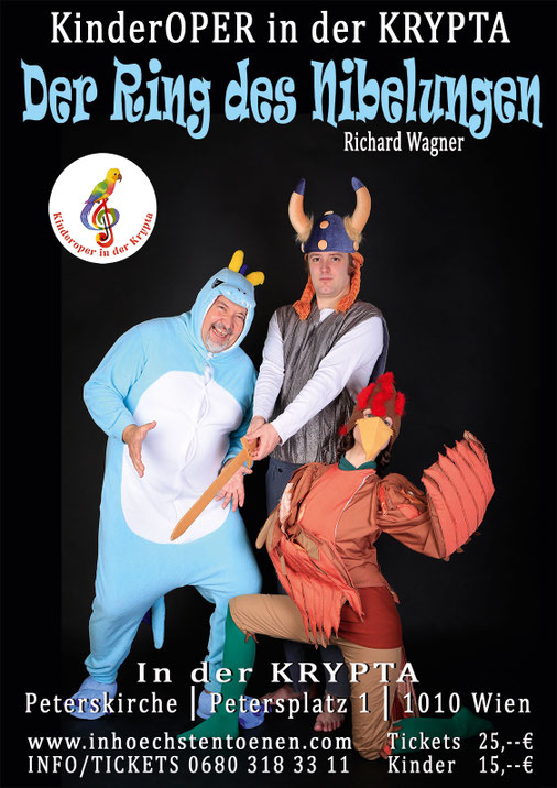 Der Ring des Nibelungen / Richard Wagner,  KinderOPER in der KRYPTA