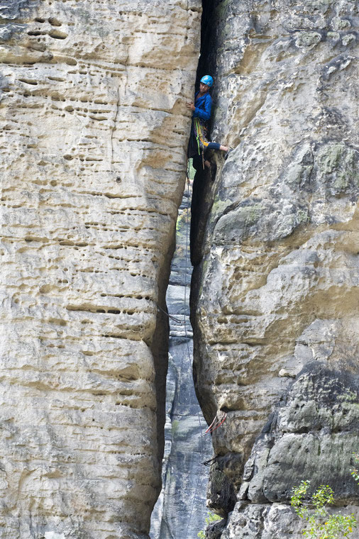 Max Griehl, Hinterer Höllenhundturm, Ostweg IV/E3, Foto: Helmut Schulze, 2024