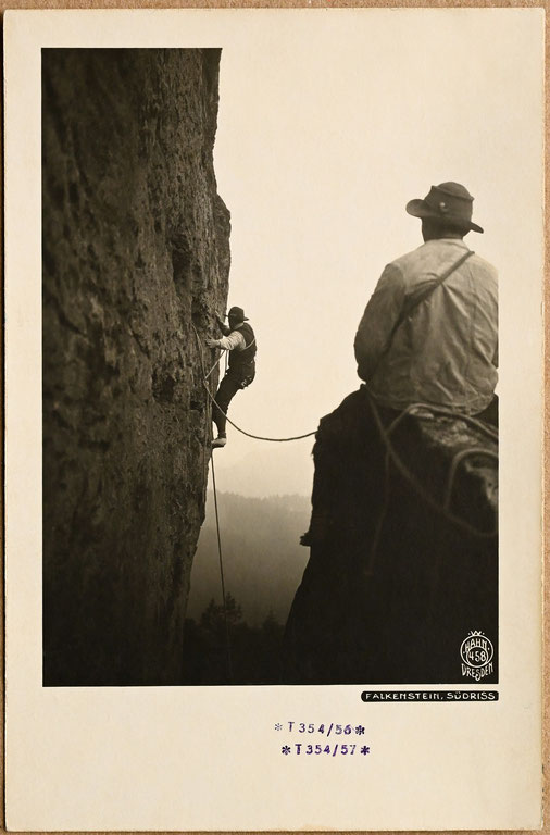 Oliver Perry-Smith, Falkenstein-Südriss, Foto: Walter Hahn, 1913