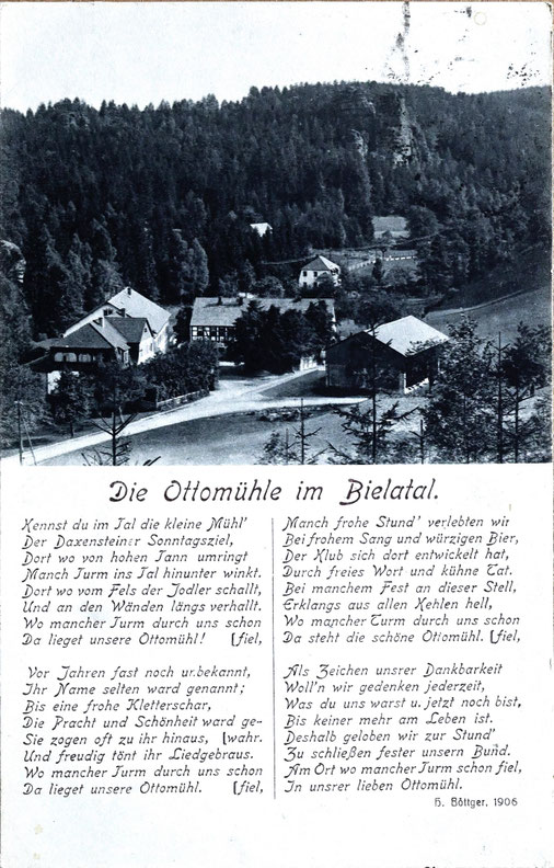 Ansichtskarte "Daxensteiner Sonntagsziel", Kunstverlag Alwin Keil, Dresden