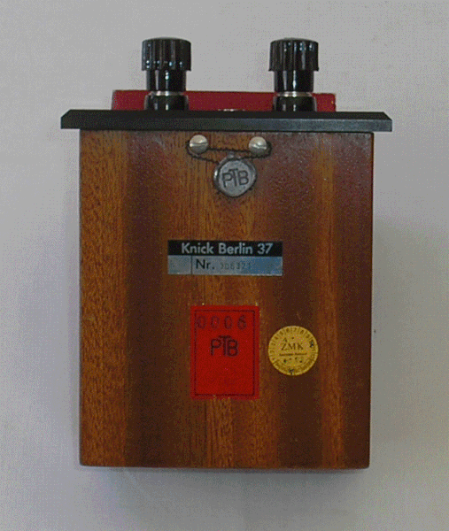 Unbekanter Hersteller - Weston - Normalelement ( Batterie ) mit 1,0183 Volt  von ca. 1950