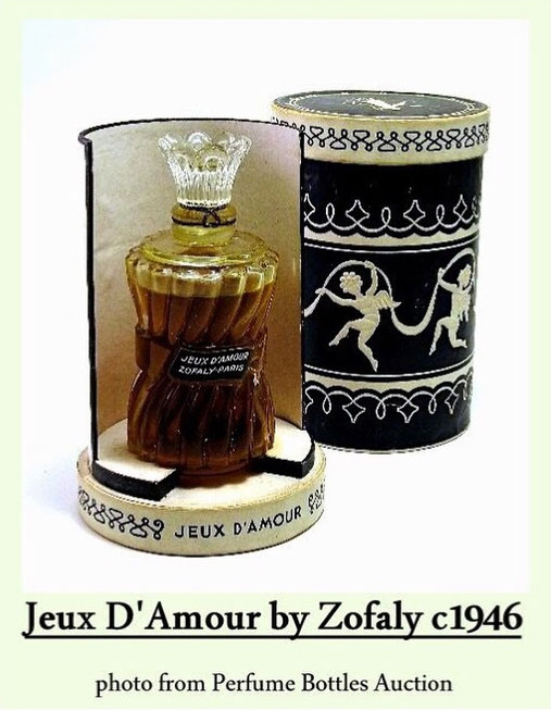 ZOFALY - JEUX D'AMOURS : FLACON CONTENU DANS LA BOÎTE QUE JE POSSEDE