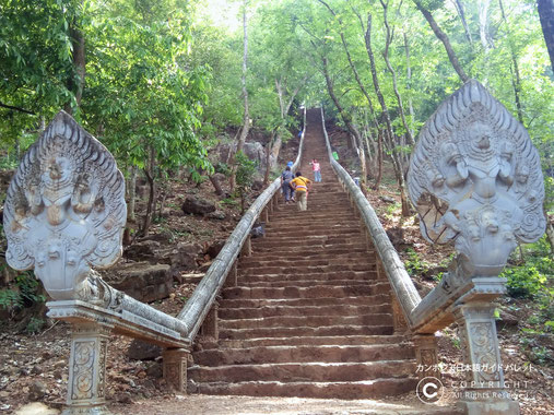 バナン遺跡の階段