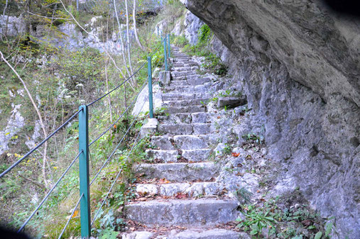 Felsstiege, Soleleitung, soleleitungsweg, Welterbe Hallstatt-Dachstein/Salzkammergut, World Heritage,