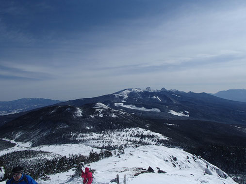 北横岳　登山　スノーシュー　ガイド　ツアー