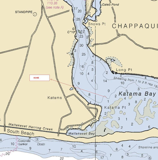 Both homes near South Beach, Katama Bay, Norton Point (by 4 wheel, boat or kayak), Katama Farm, Katama  Airfield and Right Fork Diner.