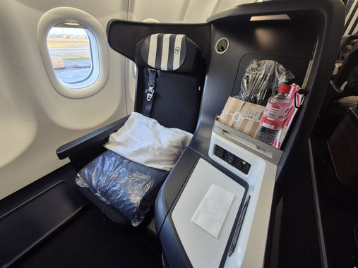 Condor Business Class Sitz Reihe 4