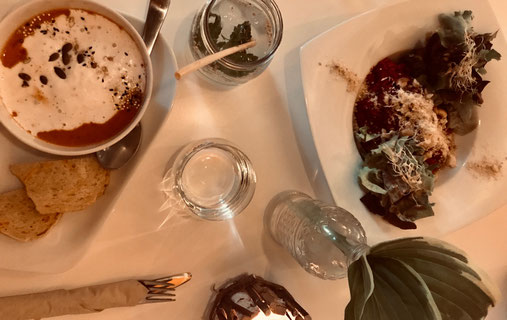 Leckere vegane Speisen im Lück's
