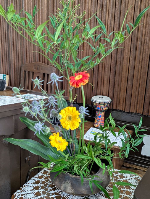 2026年7月5日（日）雅代さんの献花！初夏を感じます。ありがとうございました！