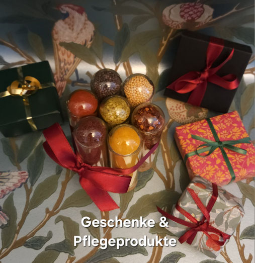 Geschenke und Pflegeprodukte