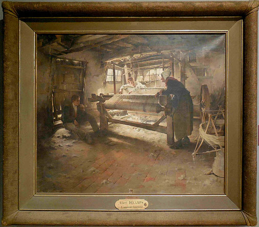 Decamps Albert, L'apprenti tisserand, Musée Boucher-de-Perthes, photo JH