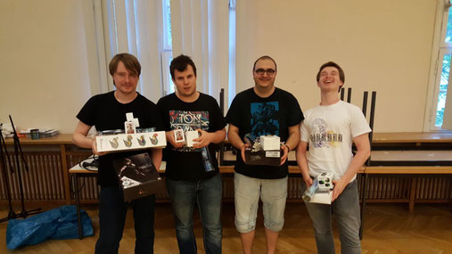 Top4: Christian Schwebke, Sebastian Müller, Ridvan Kaba, Christopher Jung