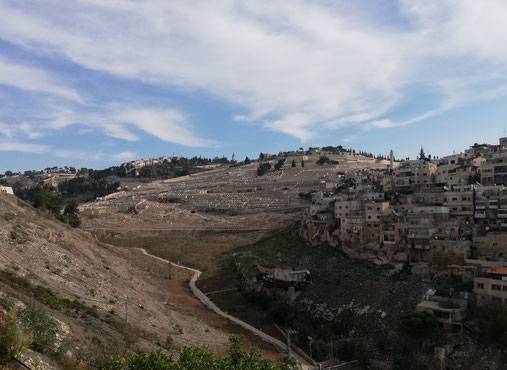 Kidron Valley and the Mount of Olives