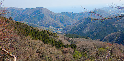 松川湖と駿河灘