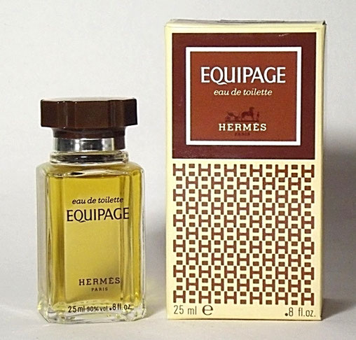 EQUIPAGE - EAU DE TOILETTE POUR HOMME 25 ML - BOÎTE DECOREE AVEC LE "H" DE HERMES