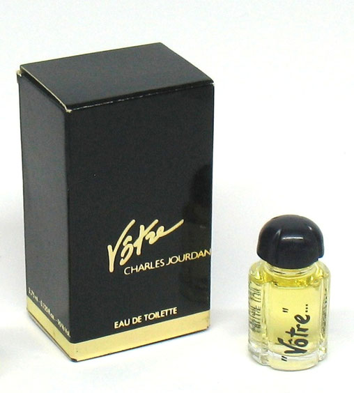 JOURDAN CHARLES : VÔTRE, EAU DE TOILETTE 3,75 ML - BOUCHON CLIPE EN PLASTIQUE NOIR