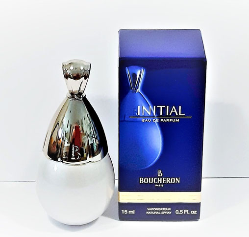 BOUCHERON - INITIAL : VAPORISATEUR EAU DE PARFUM 15 ML - MINIATURE EN FORME DE PERLE, DANS PETITE BOÎTE