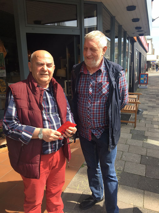 (Bild von links nach rechts: Dimitrios Danidis "Dimi", Werner Ahrens)