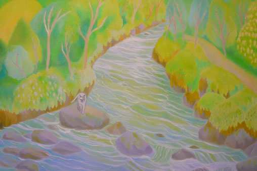 Verlorene Katze 40x60cm  