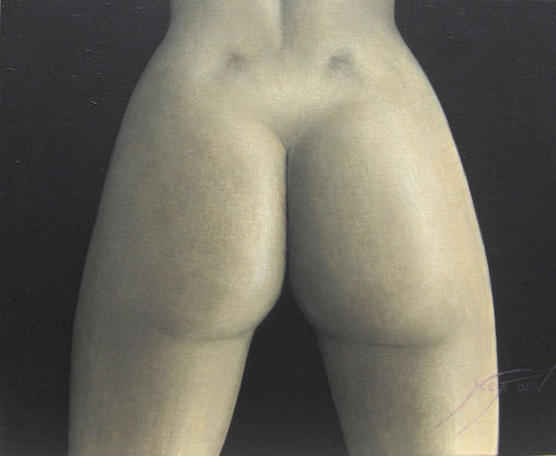 Desnudo de trasero - 61 x 50 cm. 