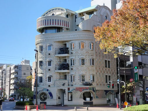 A residential building by Von Jour Caux, the "Japanese Gaudi"