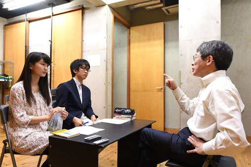 左から 堀春菜さん、小坂真琴くん、平田さん