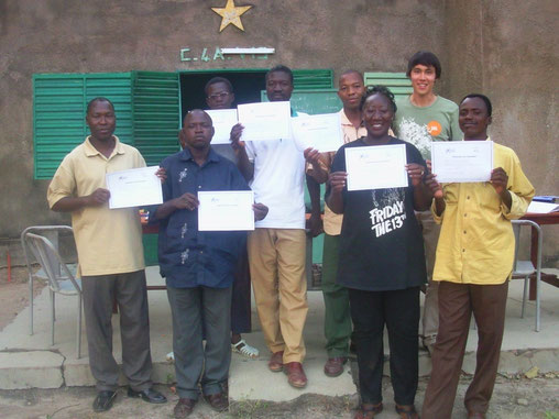 Solidarity mission in Léo, Burkina Faso (2008).