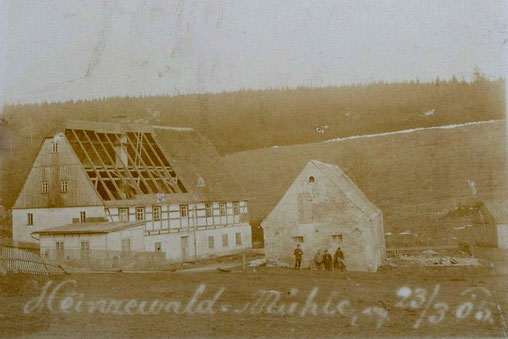 Bild: Wünschendorf Buschmühle Heinzewald 1905 