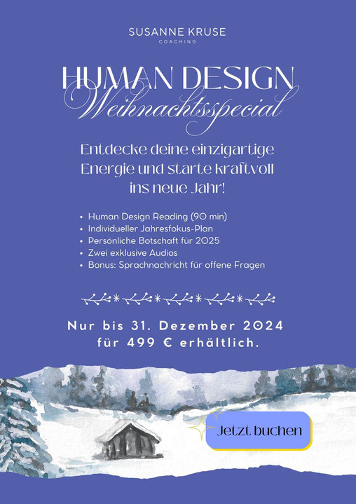 Human Design Weihnachtsspecial
