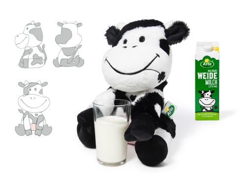 Arla - haltbar - Weidemilch - Arla Kuh - DesignKis - Packaging - Verpackung - Design - Stoftier - Kuh
