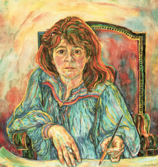 Bettina Heinen-Ayech (1937-2020): Self-Portrait, 1991