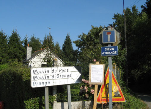 signalisation moulin d'Orange