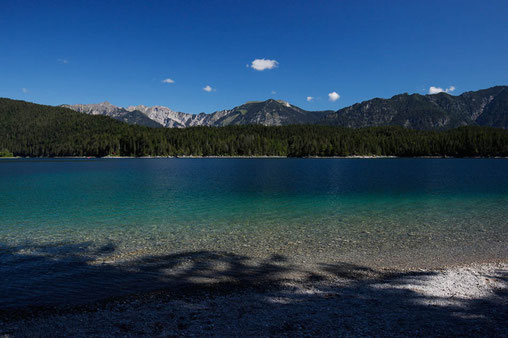 Eibsee, Bayern, Bergseen in Deutschland