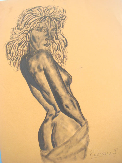 à l'encre de chine