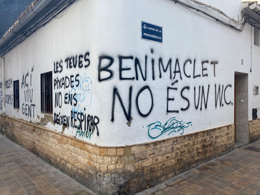 Calles del barrio de Benimaclet de Valencia