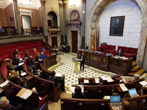 Catalá, en el Pleno del Ayuntamiento de Valencia