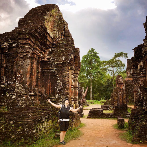 Besuch des Weltkulturerbes My Son Temple Tempels in Hoi An in Vietnam