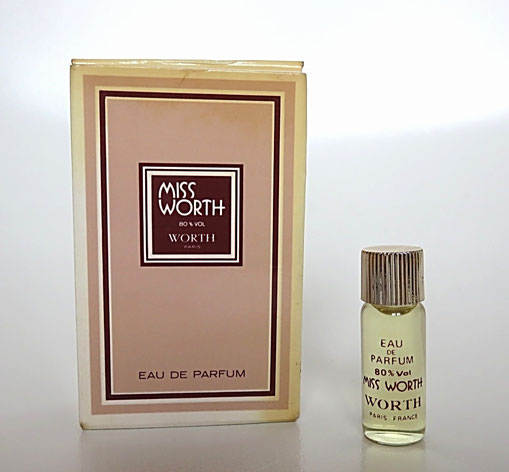 WORTH - MISS WORTH : MINIATURE TUBULAIRE EAU DE PARFUM