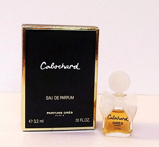 CABOCHARD - MINIATURE EAU DE PARFUM 3,2 ML - BOUCHON EN PLASTIQUE BLANC - NOUVELLE BOÎTE 2012