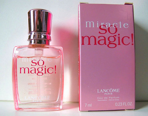 LANCÔME - MIRACLE SO MAGIC ! : MINIATURE VAPORISATEUR EAU DE PARFUM, CONTENANCE 7 ML