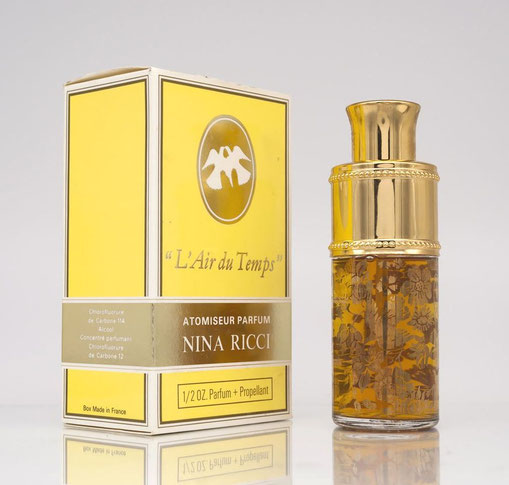 L'AIR DU TEMPS - FLACON VAPORISATEUR PARFUM, 1/2 OZ. : VERSION POUR LES U.S.A.