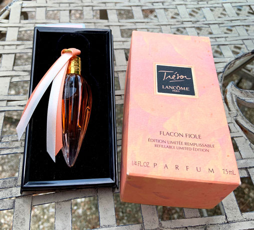 2012 - TRESOR : FIOLE DE PARFUM 7,5 ML, REMPLISSABLE - EDITION LIMITEE