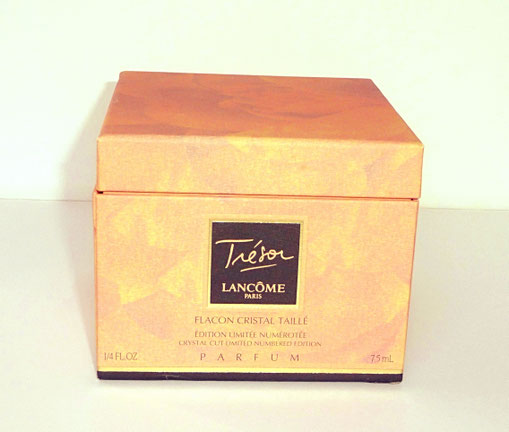 TRESOR - FLACON CRISTAL TAILLE - EDITION LIMITEE NUMEROTEE - CRISTAL DE SWAROVSKI