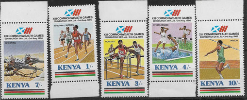 Commonwealth Games 1986 Edinburgh Kenya