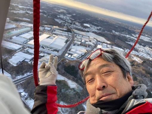 熱気球　市民パイロット　小岩俊彦さん