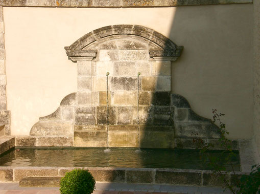 stone fountain