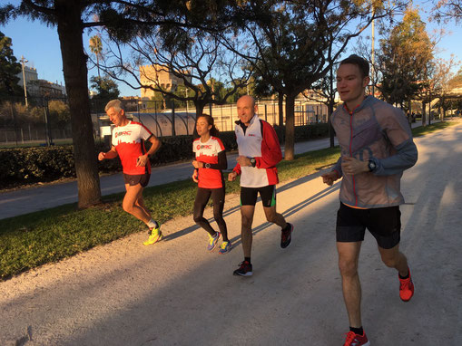 Last easy run in the early morning (Picture: José)