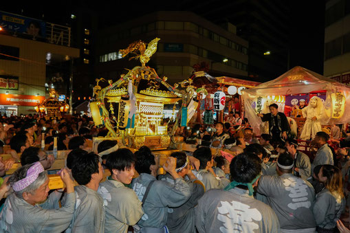 浦和まつり, みこし渡御, 埼玉県さいたま市浦和区,調神社(つきじんじゃ)