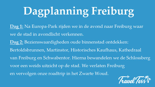 Dagplanning Freiburg