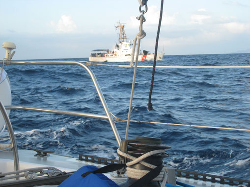 US Coastguard following Papagayo